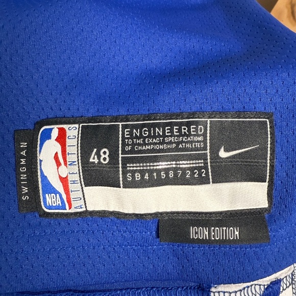 Golden State Warriors #11 Klay Thompson Basketball Jersey Size Large Nike NBA - Picture 3 of 6